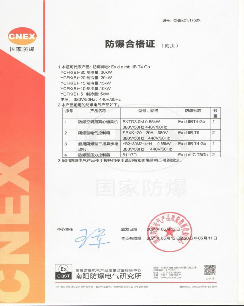 Explosion-Protection Certificate — Archive 01